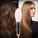 Apalus Brush Hair Straightener Detangling Hair Brush